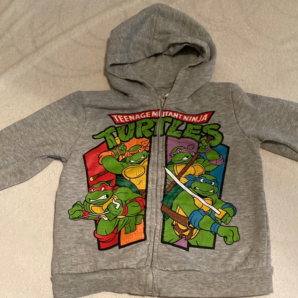 4T zip up hoodie jacket Nickelodeon Teenage Mutant Ninja Turtles - perfect